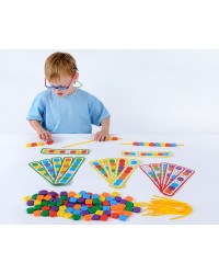 Lacing Colour Sequence Beads